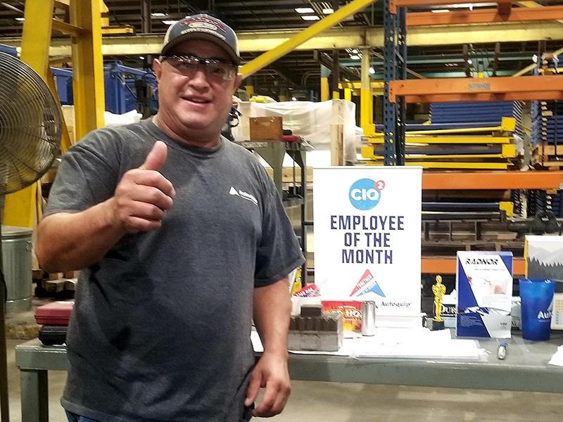 August 2023 Autoquip Employee of the Month - Marco Zamora